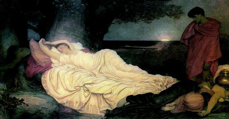 Lord Frederic Leighton Cymon and Iphigenia oil painting picture